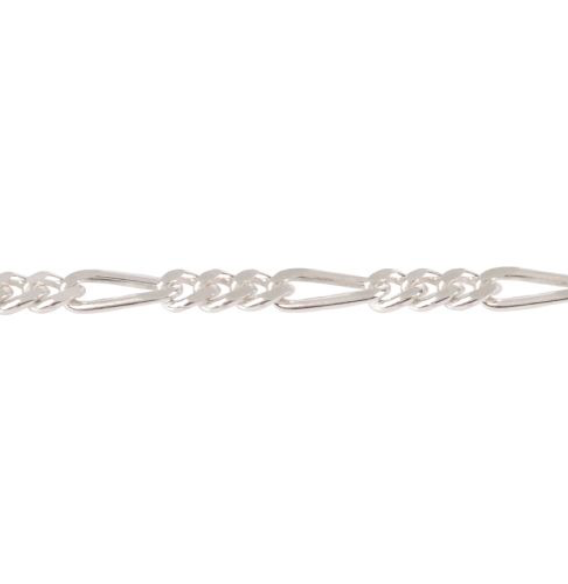 Bracelet chaine figaro 2,1mm