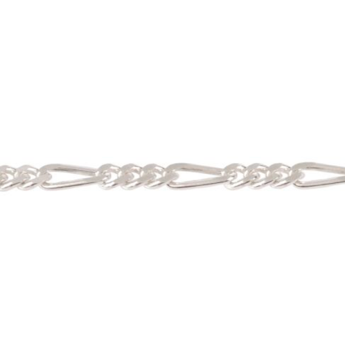 Bracelet chaine figaro 2,1mm